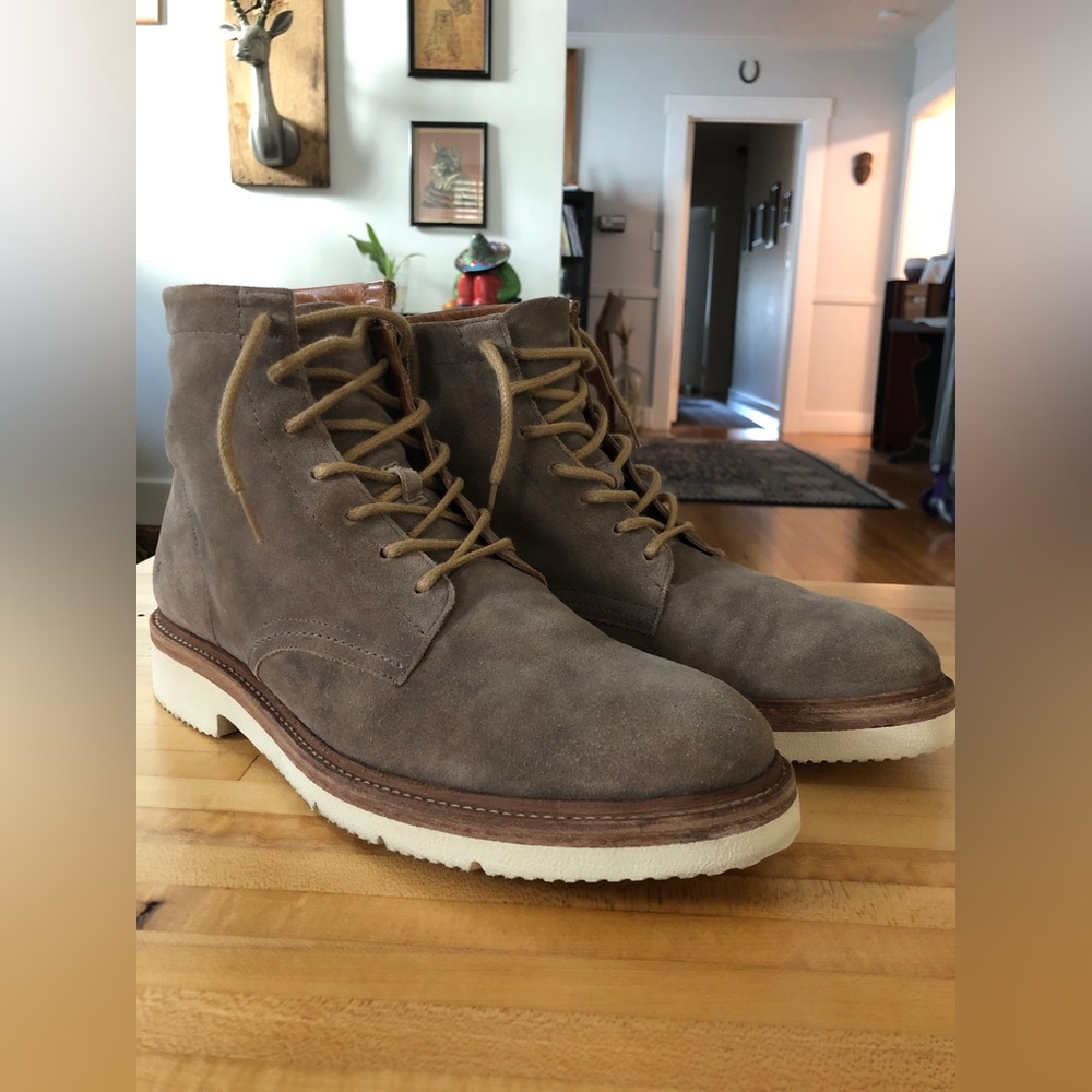 Suede boots